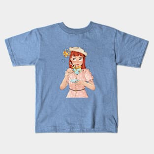 Cephalopod Tea Kids T-Shirt